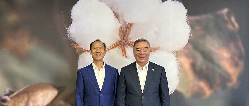 中上协会长宋志平到访bti体育，，全棉时代以“一朵棉花”构建焦点竞争力